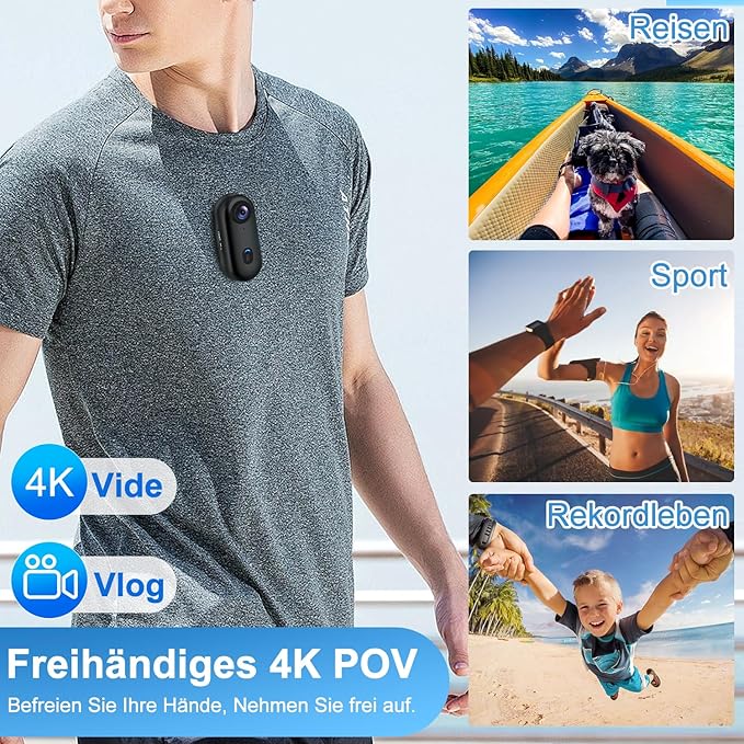 Mini Vlog Camera WiFi Wireless 128GB