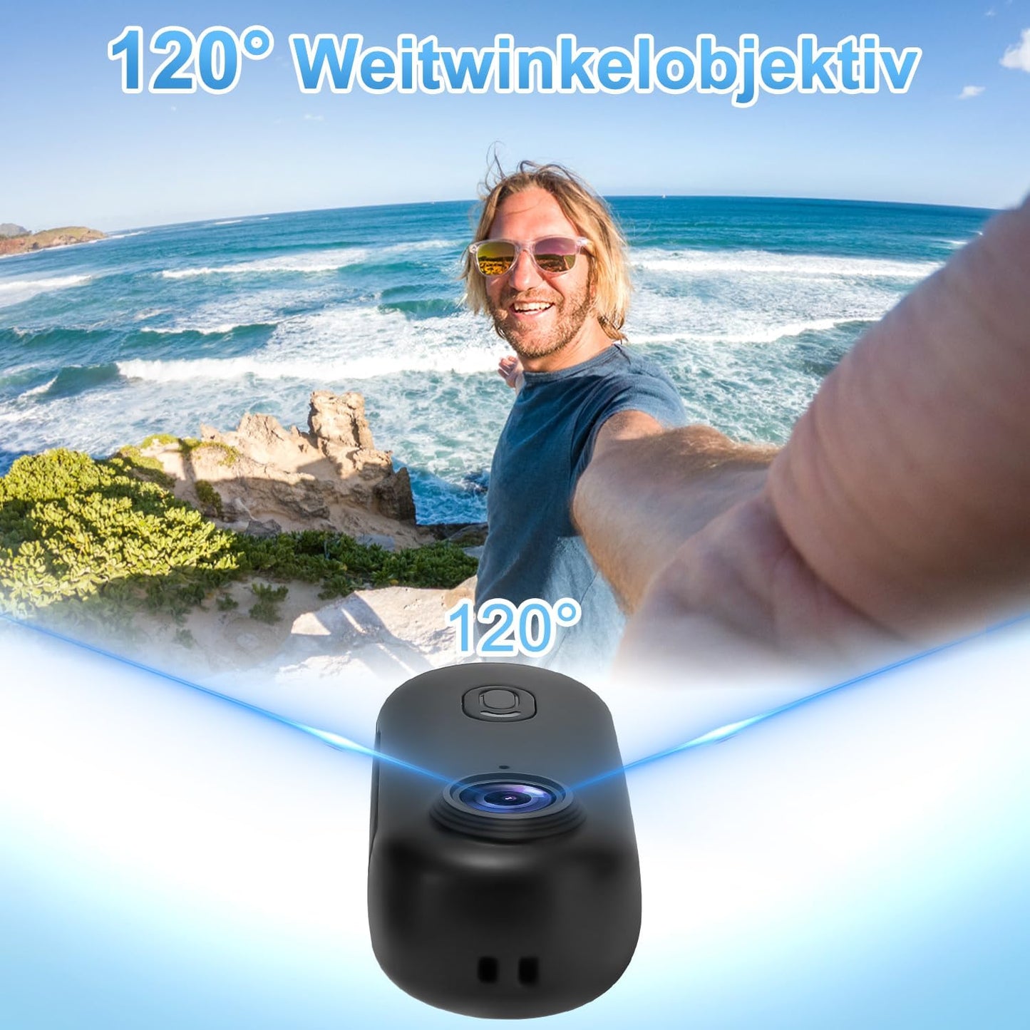 Mini Vlog Camera WiFi Wireless 128GB
